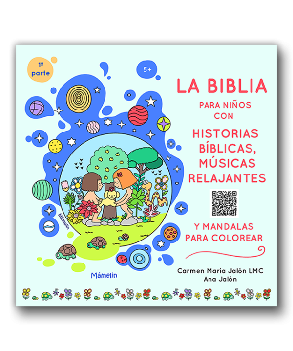 La Biblia para Niños con Historias Bíblicas, Músicas Relajantes y Mandalas para Colorear